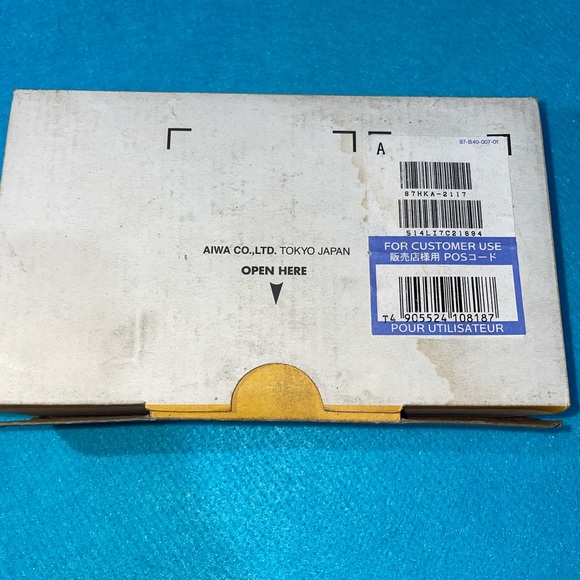 Aiwa HS-PS140 Stereo Cassette Player ( read description) - Picture 3 of 3